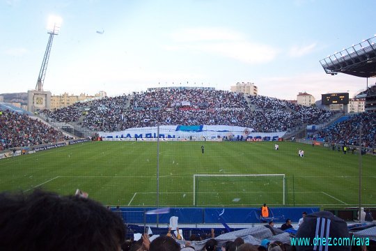 Tifo virage sud - 5 minutes avant le match