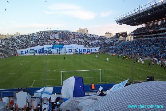 Tifo virage sud - 5 minutes le match