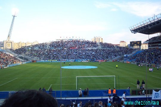 Le virage sud - 1h00 avant le match