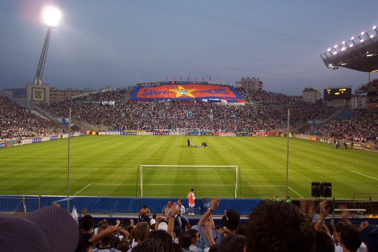 Tifo des winners - 05 minutes avant le match