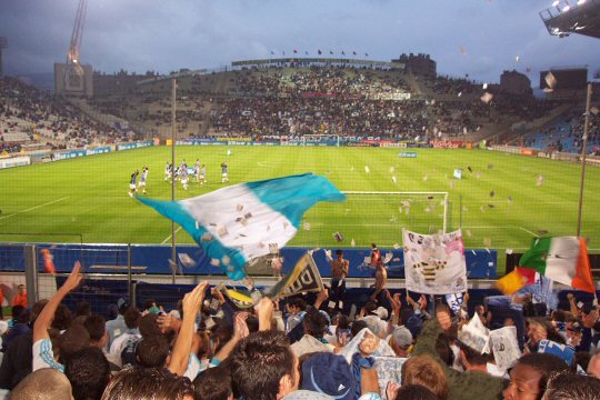 Echauffement des joueurs