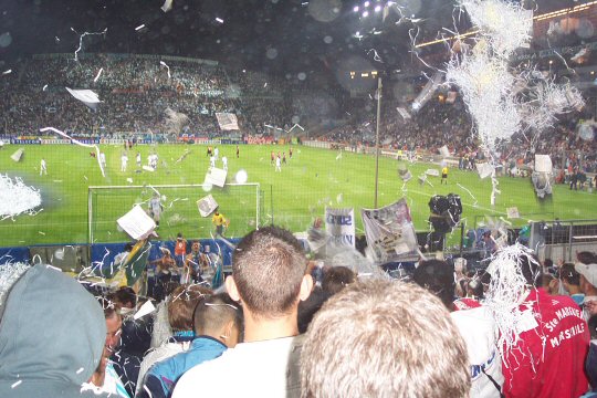 Ambiance avant la 2&egrave;me mi-temps